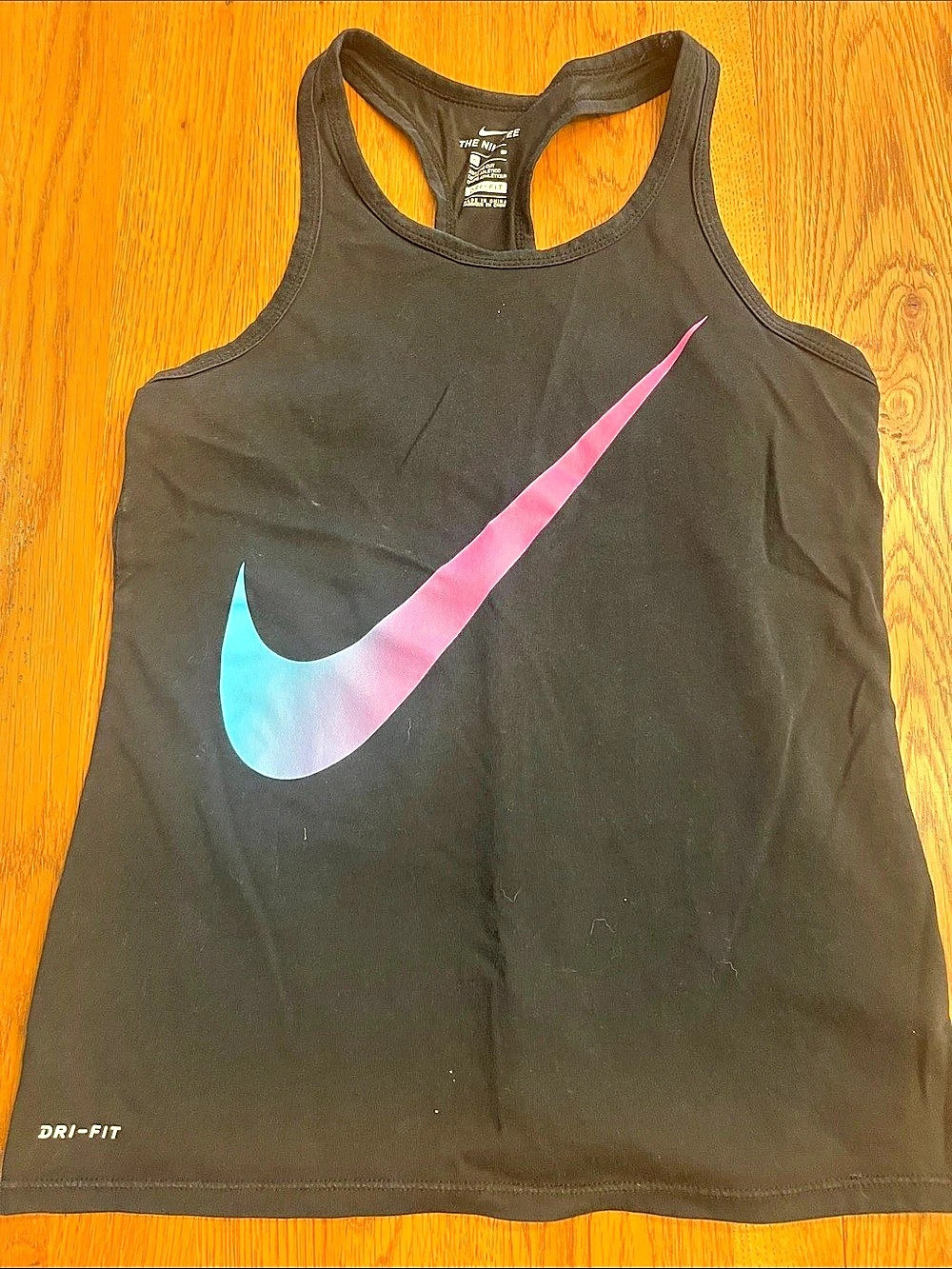 Nike The Nike Tee Dri-FIT Tank Top Black & Pink XL